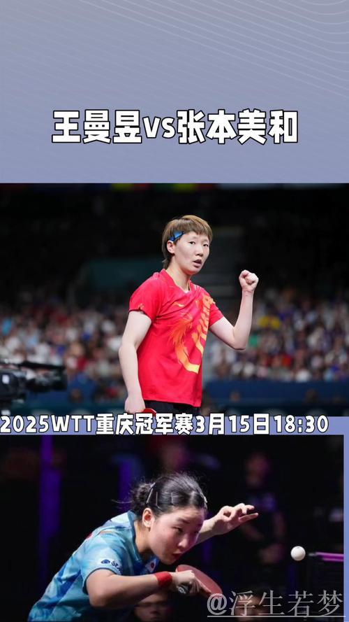 “乒乓球总决赛：国乒战绩平分秋色，张本落败王曼昱冲击冠军”